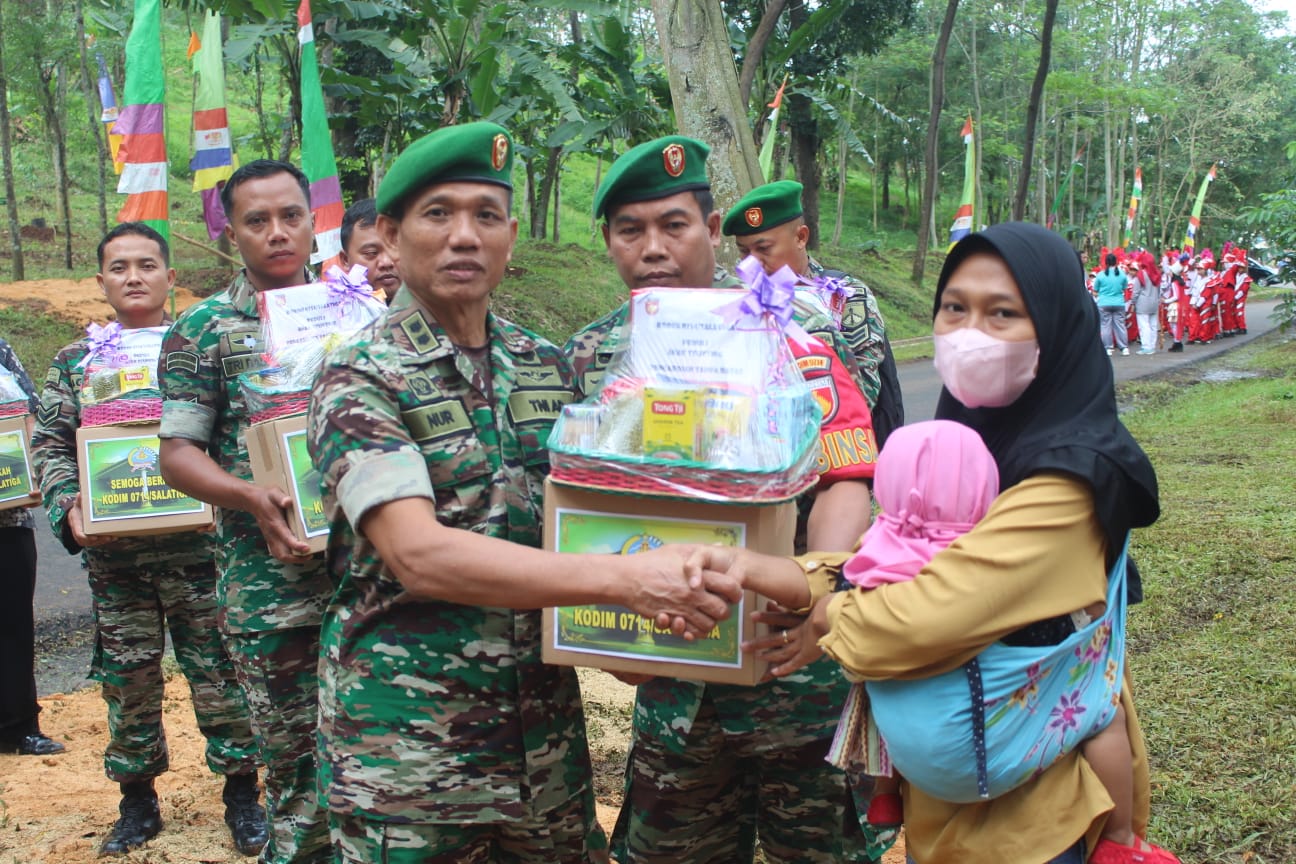 Kasiter Korem 073/Makutarama Hadiri Reboisasi Secara Serentak di Wilayah Kodim 0714/Salatiga
